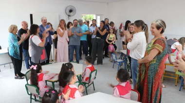 Quedó inaugurado un nuevo salón en el Jardín de Infantes N°297 &quot;Lucecitas del Paraná&quot;