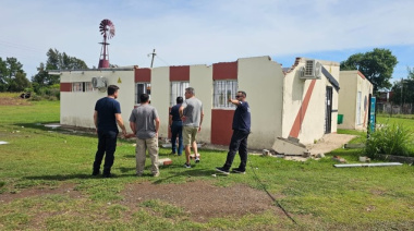 Por la tormenta se voló el techo del Centro de Salud Animal en Pueblo Esther