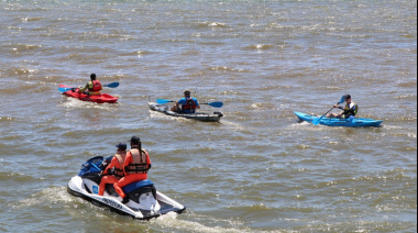 Prefectura recuerda las principales medidas de seguridad para navegar en kayak y botes a remo