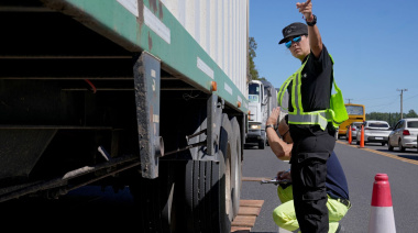 Iniciaron los controles intensivos de carga en camiones en la Ruta 21