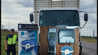 Ruta 9: Detuvieron a un camionero con 2,42 gramos de alcohol en sangre