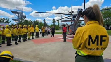 Brigadistas se capacitaron en el uso seguro de medios aéreos