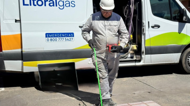 Litoral Gas busca pérdidas de gas natural en Pueblo Esther y Fighiera