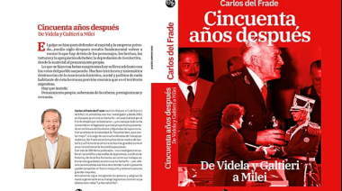 Carlos del Frade presenta su nuevo libro «Cincuenta años después. De Videla y Galtieri a Milei»