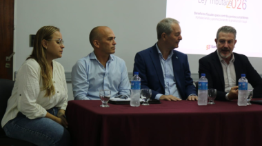 Brindaron una charla sobre incentivos de empleo de la nueva ley tributaria