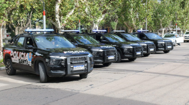 Arroyo Seco incorporó cinco nuevos patrulleros para reforzar la seguridad