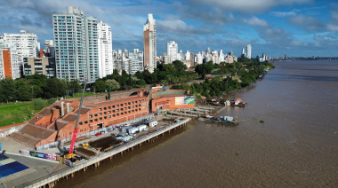 Enrico recorrió obras en Parque España