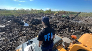 La PFA desarticuló un foco de contaminación que afectaba al Río Paraná