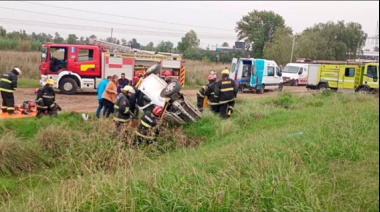 Vuelco en San Nicolás: Un hombre murió y hay tres mujeres heridas