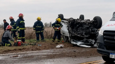 Un trágico choque frontal dejó un saldo de cuatro personas muertas en Teodelina