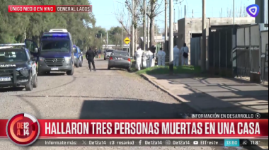 Un hombre y sus dos hijos fueron hallados muertos en General Lagos