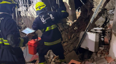 La brigada santafesina ya trabaja en la zona de desastre