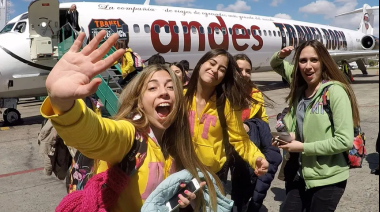 Vuelven los viajes de egresados al Aeropuerto de Rosario