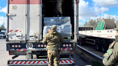 Gendarmería interceptó 115 kilos de hojas de coca sobre la autopista