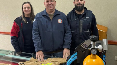 Grupo Albanesi donó equipamiento a Bomberos de Arroyo Seco
