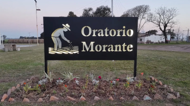 Oratorio Morante tiene nuevo cartel de bienvenida