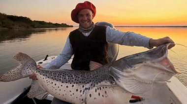 Pescaron un surubí de más de 40 kilos y lo devolvieron al río