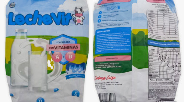 Prohibieron la comercialización de un lote leche en polvo “Lechevit”