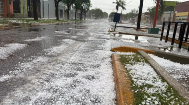 Ataliva: cayeron piedras durante 25 minutos, hubo evacuados y suspendieron las clases