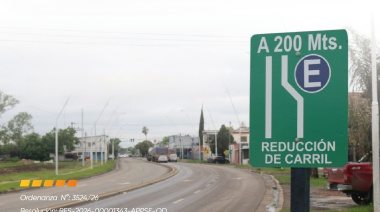 A partir del lunes comienza a regir el estacionamiento sobre Ruta 21