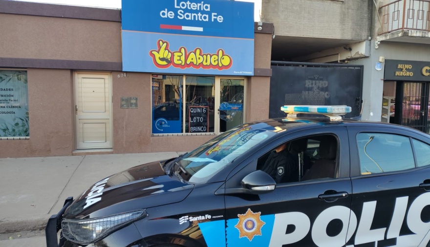 Robaron una agencia de lotería ubicada en la zona norte