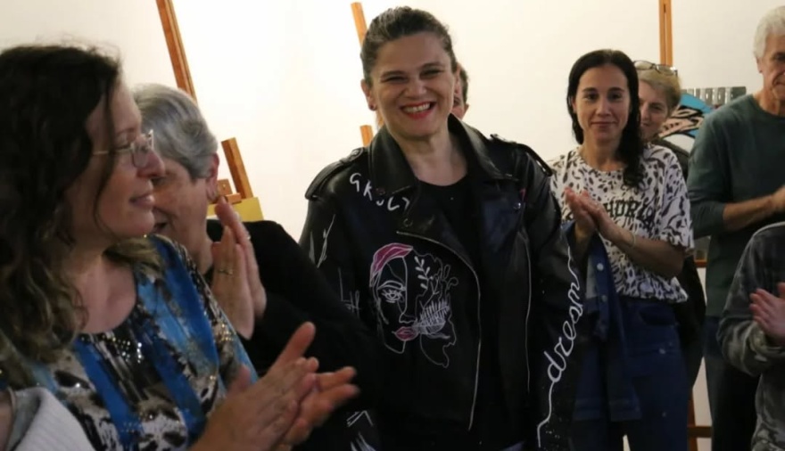 Quedó inaugurada la muestra de arte de Melina Pebacini