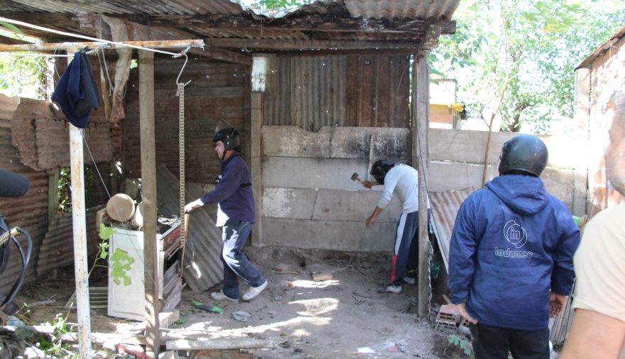 Derribaron otro búnker de venta de drogas en Villa Constitución