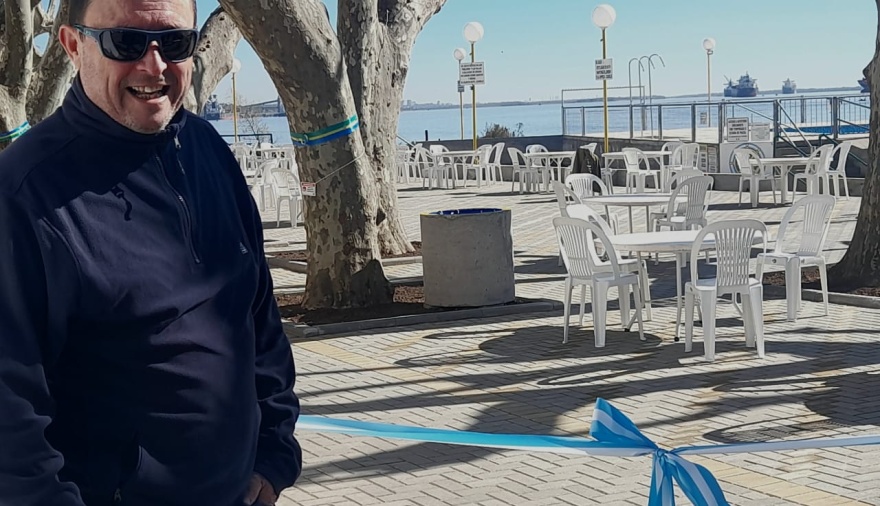 El Rowing Club inauguró su nuevo patio construido con fondos propios
