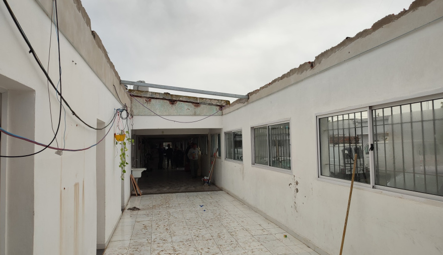 Así quedó el CIC Dr. Ramón Carrillo de Villa Constitución tras la tormenta