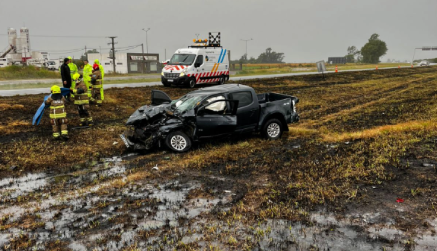 Carlos Pighin protagonizó un grave accidente en la autopista