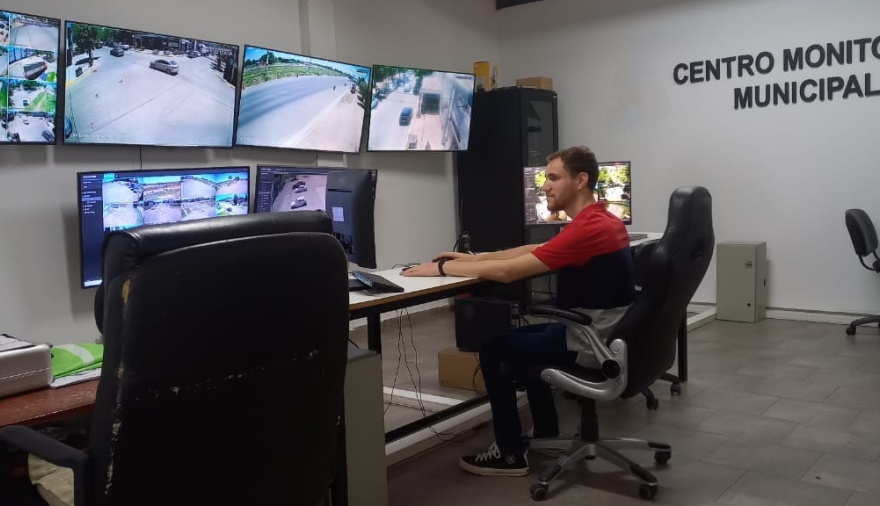 En dos años el Centro de Monitoreo Municipal sumó más de 100 cámaras y tecnología de punta