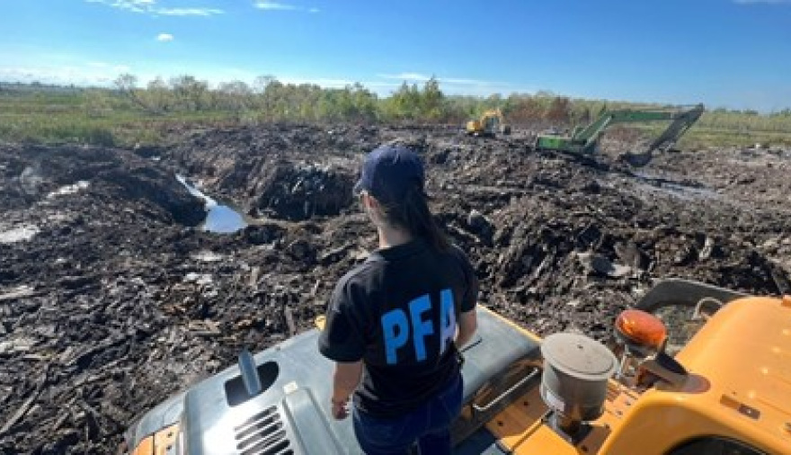 La PFA desarticuló un foco de contaminación que afectaba al Río Paraná