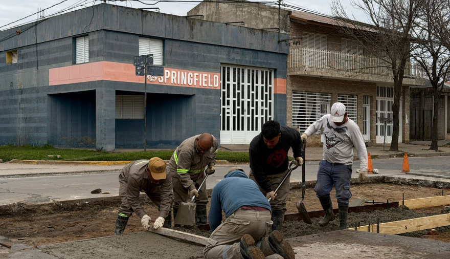 Finalizó la primera etapa de la repavimentación en Belgrano y San Nicolás