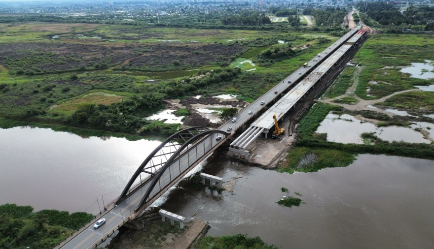 El nuevo Puente Carretero es la obra vial en construcción más larga de Argentina