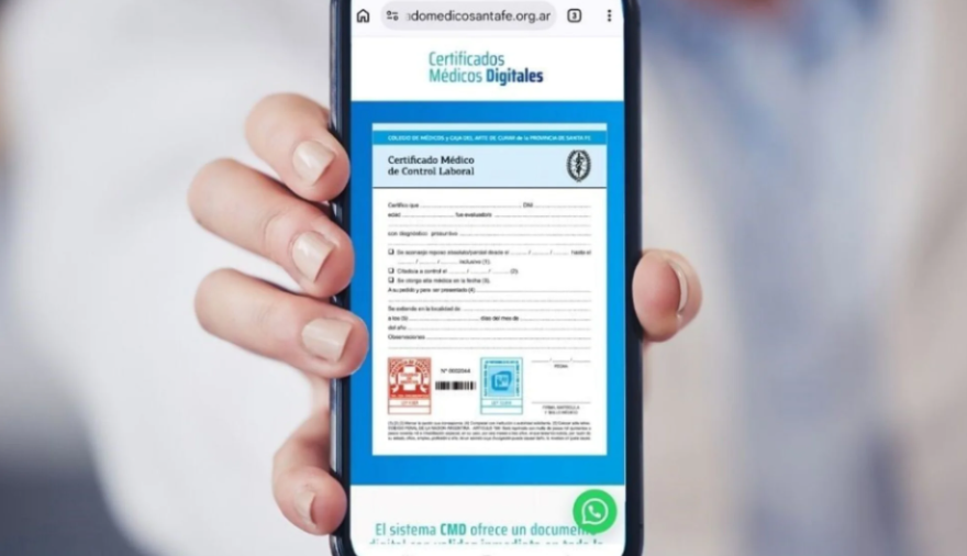 Santa Fe habilitó el certificado médico digital: cómo funciona el nuevo sistema