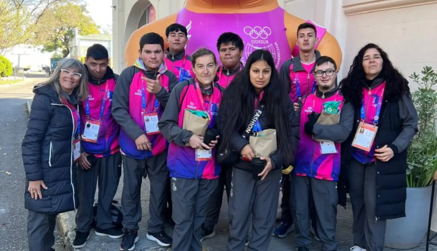 Alumnos de la Escuela Especial son voluntarios en los Juegos Suramericanos