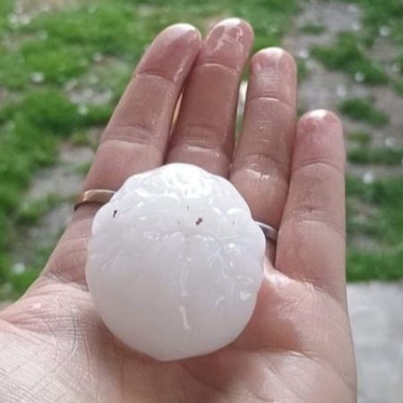 Cae granizo en diferentes localidades de Buenos Aires y Entre Ríos