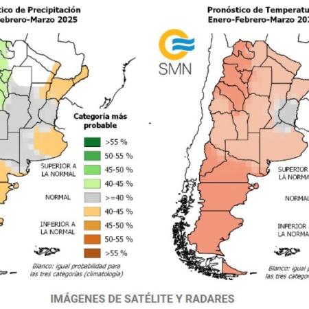 Cómo será el clima según el Servicio Meteorológico Nacional