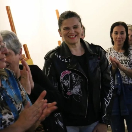 Quedó inaugurada la muestra de arte de Melina Pebacini
