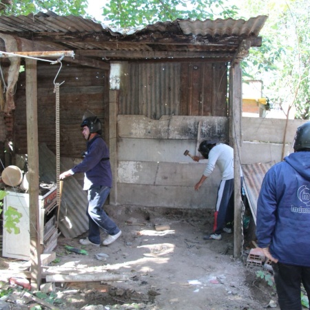 Derribaron otro búnker de venta de drogas en Villa Constitución