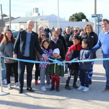 El barrio San Cayetano quedó completamente adoquinado