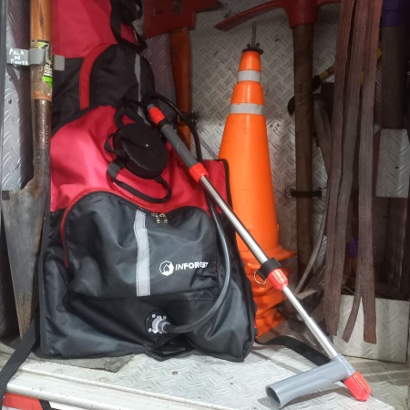 Bomberos Voluntarios de Arroyo Seco incorporó nuevo equipamiento para incendios forestales