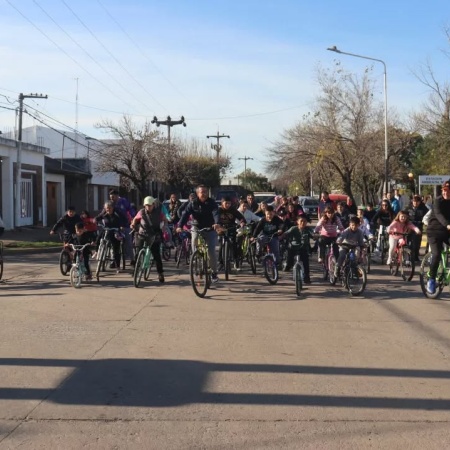 Arroyo Seco realizó una bicicleteada por el medioambiente
