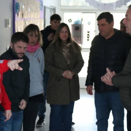 Autoridades recorrieron obras que se ejecutan con fondos provinciales en Arroyo Seco