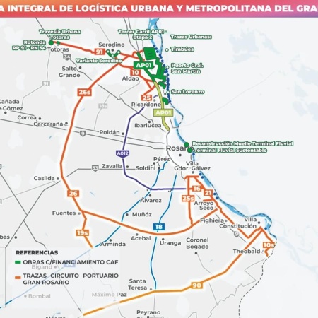 Santa Fe avanza en el plan de obras viales para el abastecimiento de puertos exportadores