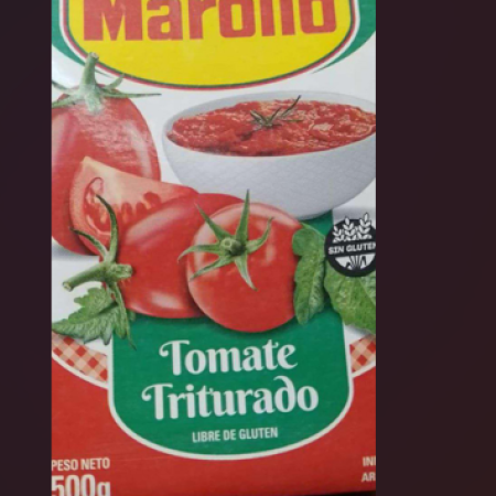 ANMAT advierte sobre unidades de Tomate triturado Marolio