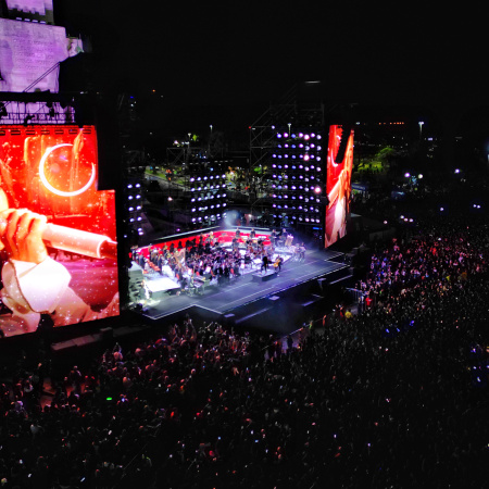 250 mil personas vivieron el histórico show de Nicki Nicole y Baglietto al pie del Monumento