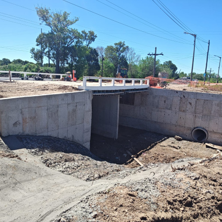 Faltan pocos días para habilitar el último puente sobre el Canal Savoca