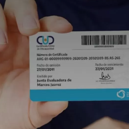 Certificado de Discapacidad: prorrogan los que vencen en 2025