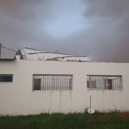 La tormenta de ayer causó destrozos en Villa Constitución